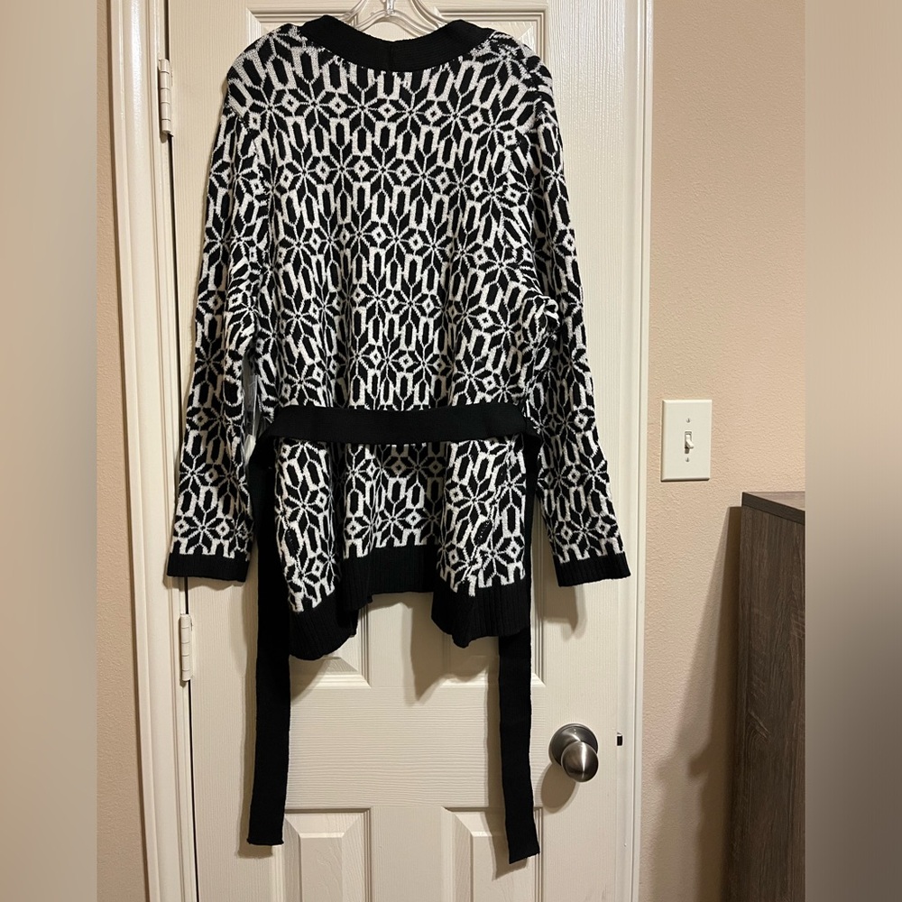 Croft & Barrow Tie Waist Cardigan - Picture 4 of 5